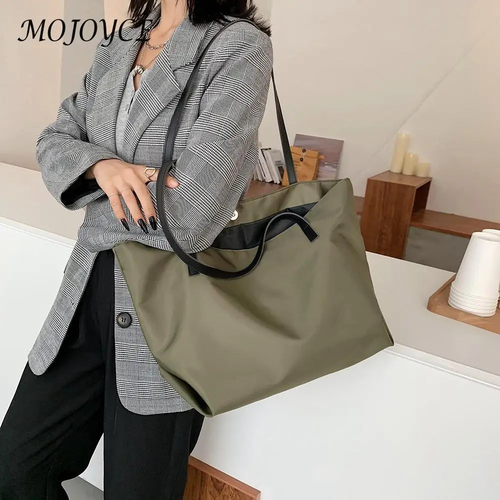 Women Shoulder Bag Large Capacity Nylon Handbag Casual Totes