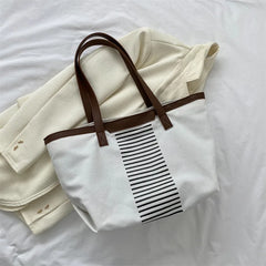 Retro Canvas Shoulder Bag for Women Large Capacity