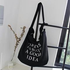 Women's Canvas Shoulder Bag Print Crossbody Bag Corduroy Bag