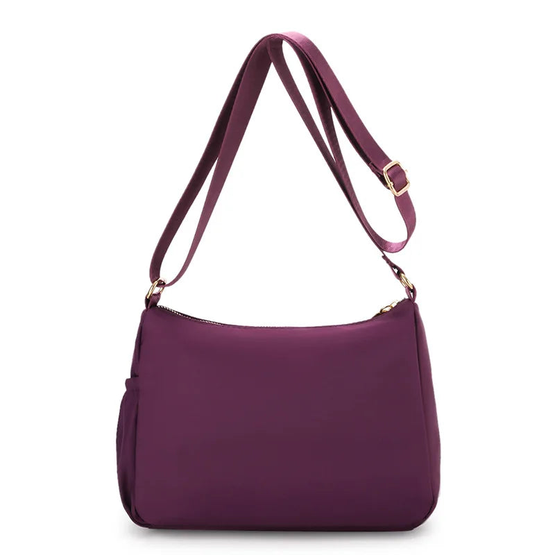 Women Large Capacity Shoulder Bag Nylon Crossbody Travel Purse Handbag Tote