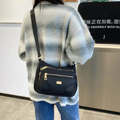 Women Large Capacity Shoulder Bag Nylon Crossbody Travel Purse Handbag Tote