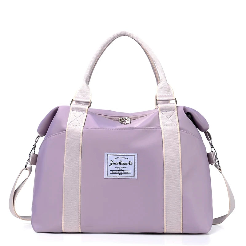Large Travel Bag Oxford Cloth Handbag Casual Bags for Woman Solid Female Bag
