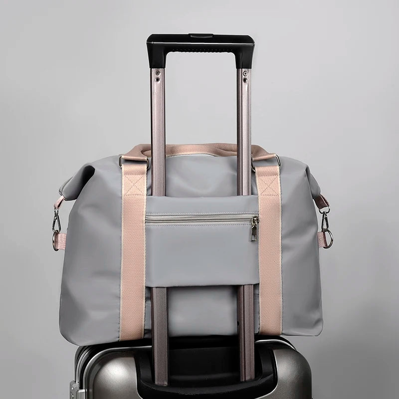 Large Travel Bag Oxford Cloth Handbag Casual Bags for Woman Solid Female Bag