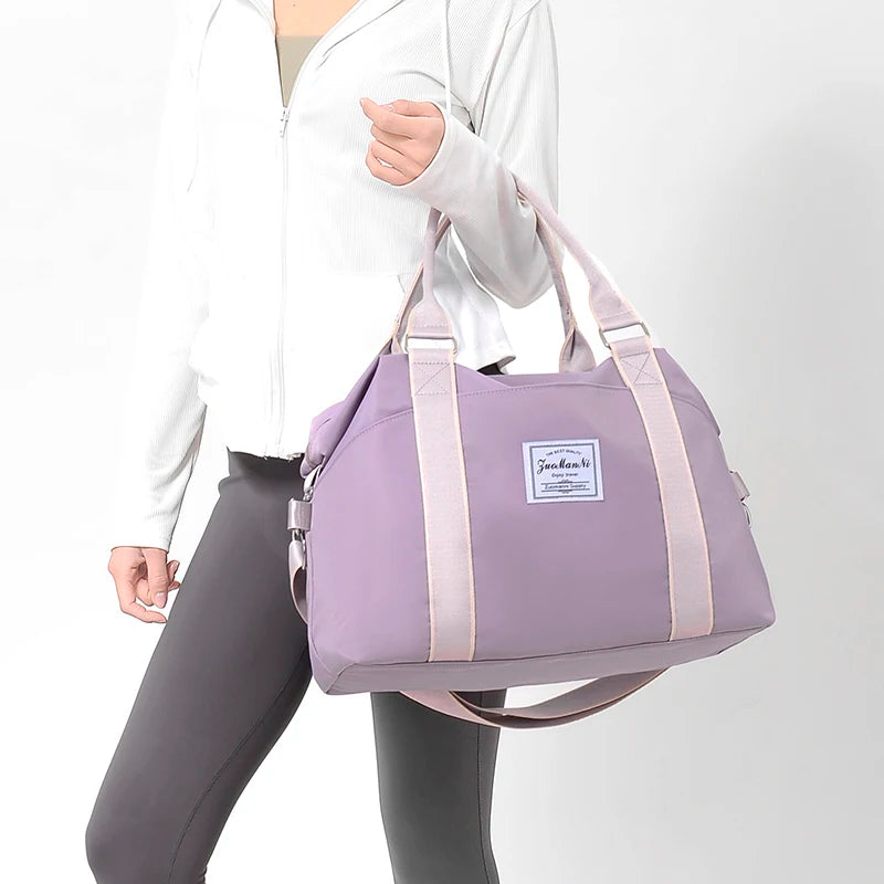 Large Travel Bag Oxford Cloth Handbag Casual Bags for Woman Solid Female Bag