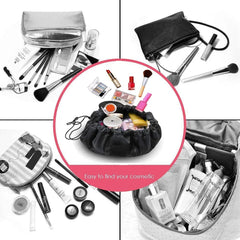 Women Lazy Cosmetic Bag Organizer Crossbody Portable Pencil Cases