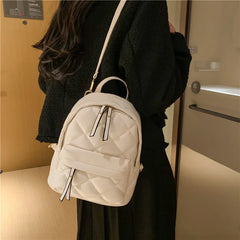 Women Leather Backpack Shoulder Bags Small Backpacks Female Girls Teenager Schoo