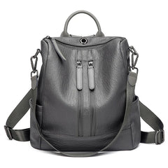 Women Leather Backpacks High Rucksacks Girls Travel Bagpack Ladies Sac Dos