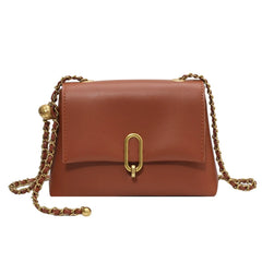 Leather Chain Flap Crossbody Bag Messenger Purse Retro Shoulder Bags
