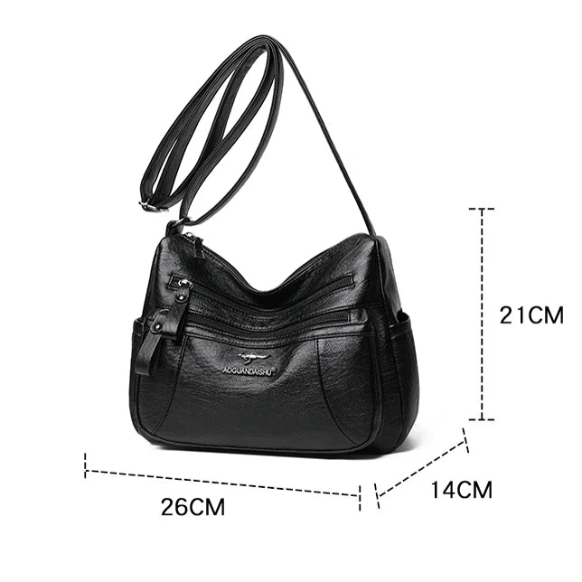 Women Leather Shoulder Bag Handbag Messenger Crossbody Bags Bolsas Sac