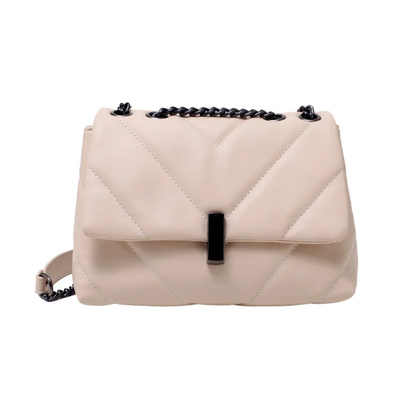 Women Leather Chain Shoulder Bag Messenger Purses Handbag