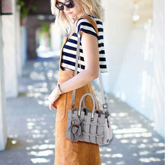 Women Leather Handbags High Casual Ladies Shoulder Messenger Bags Handbags