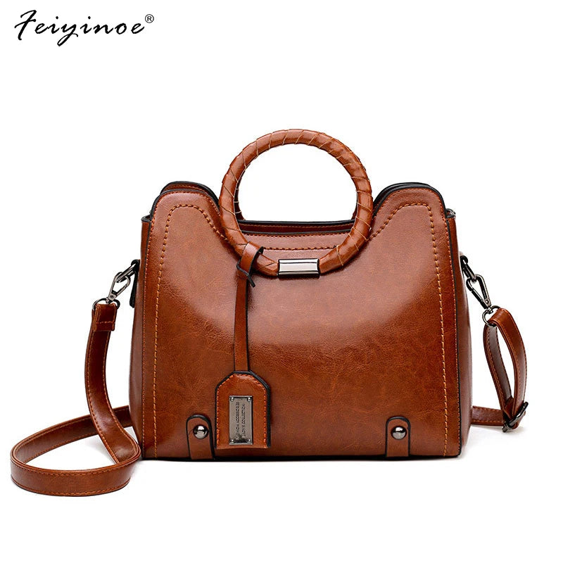 Women Leather Handbags Big Women Bag Female Bags Tote Shoulder Bag