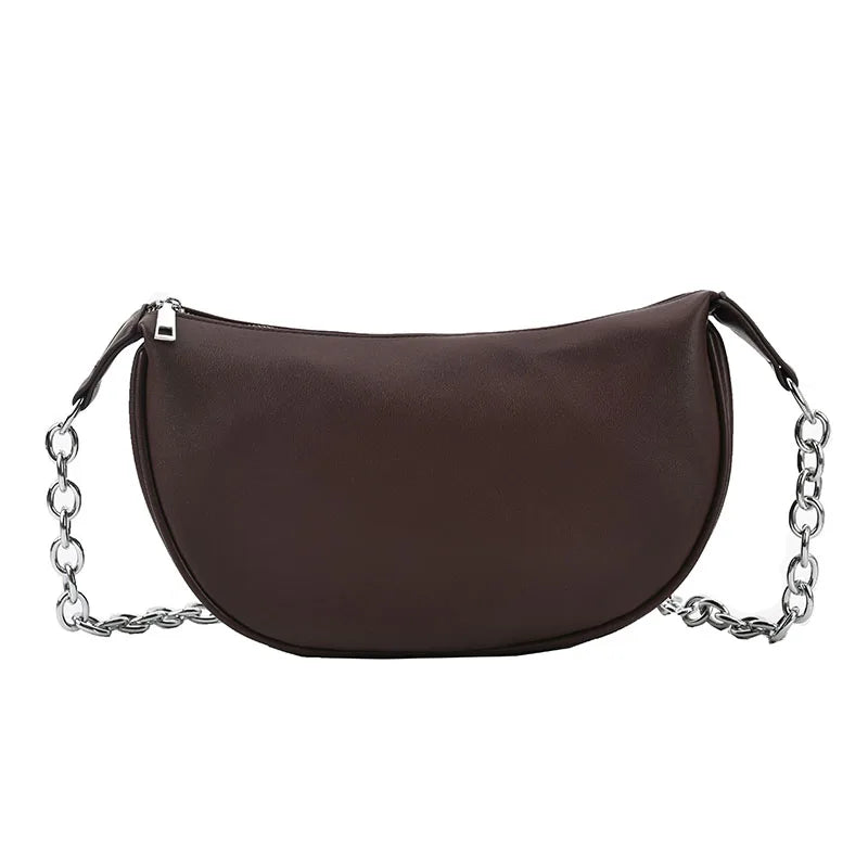 Women Leather Handbags Casual Hobos Bags for Girls Vintage Crossbody Bag