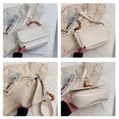 Vintage Women Leather Handbags Crossbody Shoulder Bag