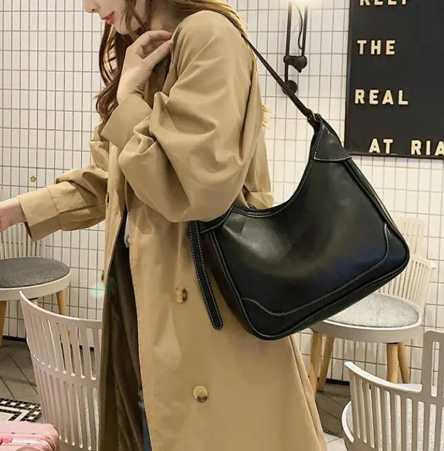 Women Leather Handbags Large Shoulder Bags Female Crossbody Messenger Bags