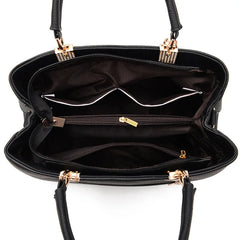 Women Leather Handbags Shoulder Bags Ladies Crossbody Bags Bow Pendant