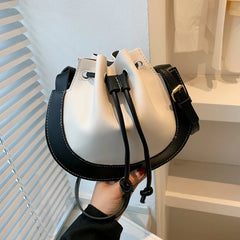 Vintage Leather Crossbody Bag Women, Small Shoulder Purse