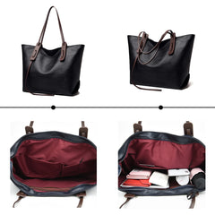 Vintage Women Leather Shoulder Bag Crossbody Tote Top-handle Bags