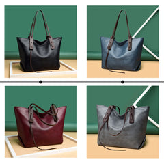 Vintage Women Leather Shoulder Bag Crossbody Tote Top-handle Bags