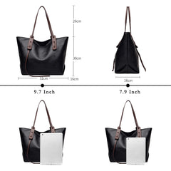 Vintage Women Leather Shoulder Bag Crossbody Tote Top-handle Bags