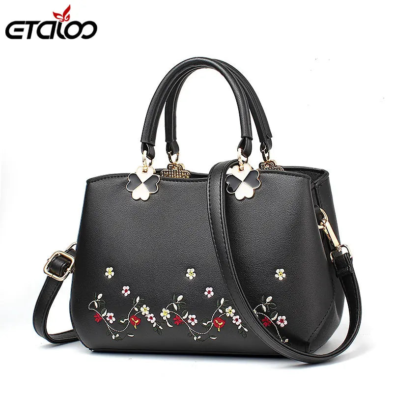 Vintage Women Leather Handbag Crossbody Bag Tote Shoulder Top-handle Bags