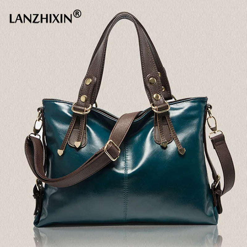Women Leather Handbags for Women Bag Casual Female Bags Tote Spanish Shoulder Ba