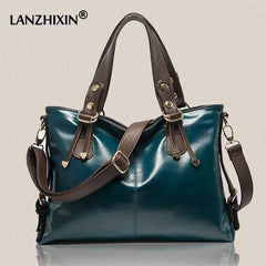 Women Leather Handbags for Women Bag Casual Female Bags Tote Spanish Shoulder Ba