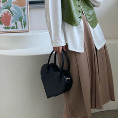 Women Leather Shoulder Bag Summer Tote Purse Handle Crossbody Handbag