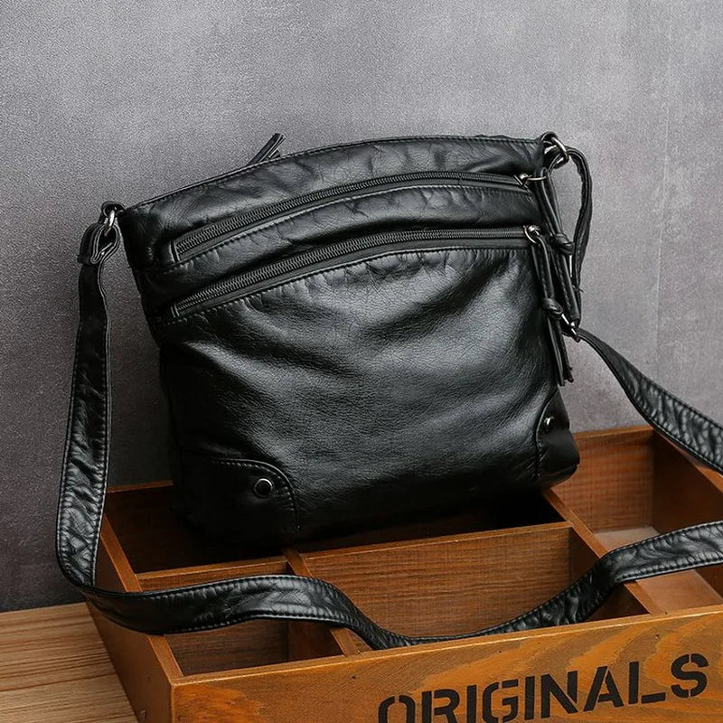 Women Leather Shoulder Bags Crossbody Small Handbag