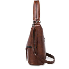 Leather Shoulder Bags Patchwork Crossbody Bag Leather Messenger Bag