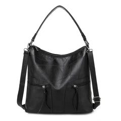 Leather Shoulder Bags Patchwork Crossbody Bag Leather Messenger Bag