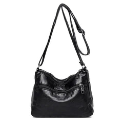 Women Leather Shoulder Handbag Roomy Pockets Crossbody Purse Tote Satchel