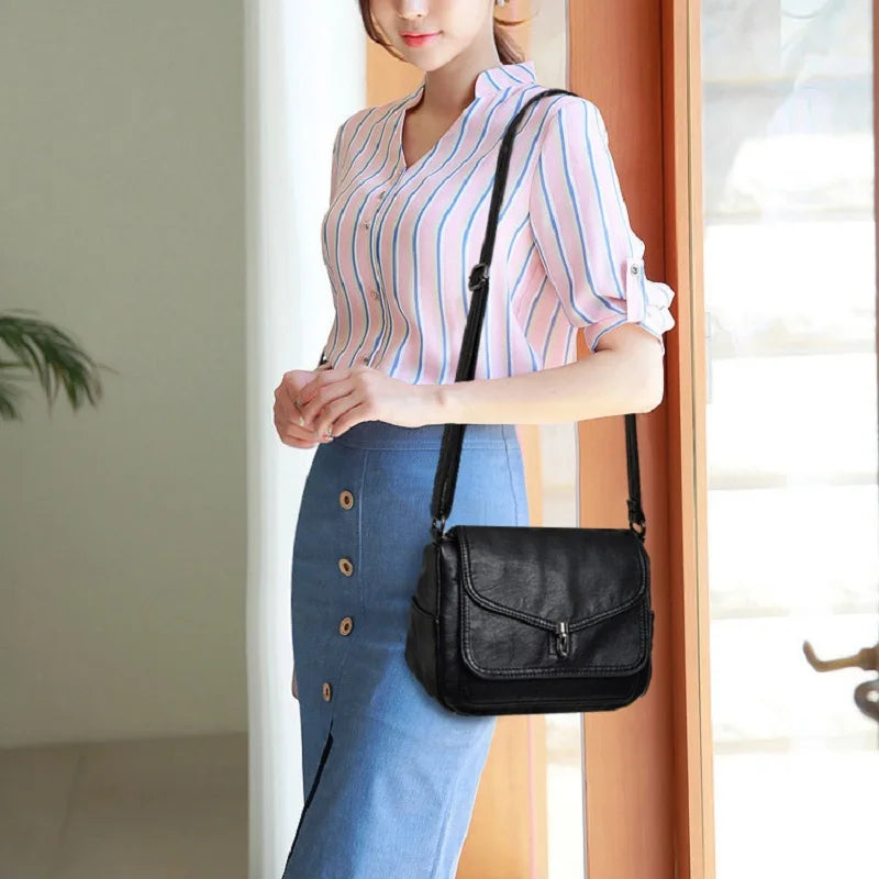 Women Leather Travel Bags Ladies Shoulder Bags Ladies Women Crossbody Messenger