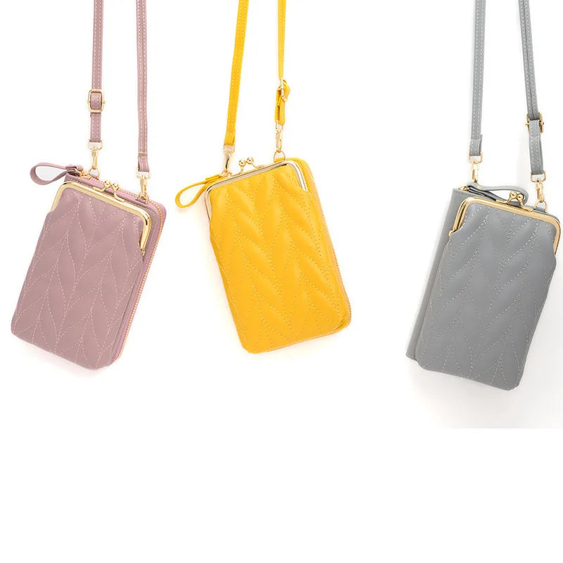 Women Leather Single Shoulder Bag Classic Crossbody Purse