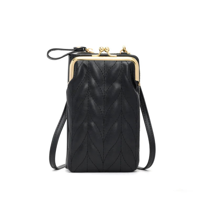 Women Leather Single Shoulder Bag Classic Crossbody Purse