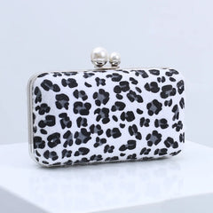 Leopard Print Evening Bag Wedding Cocktail Party Clutch