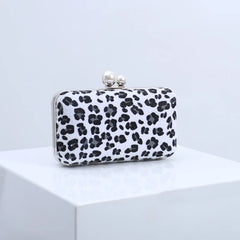 Leopard Print Evening Bag Wedding Cocktail Party Clutch
