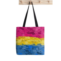 Women Lgbt Pride rainbow flag Shopper Printed Tote Bag