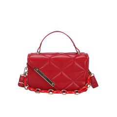 Women Lingge Texture Fashion Chain Shoulder Bag