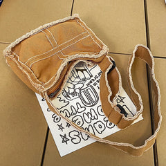 Canvas Shoulder Bag Vintage Crossbody Purse for Girls