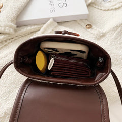 Women Little Plush Shoulder Bag Female Small Girls Cross Body Bags Ladies Embroi
