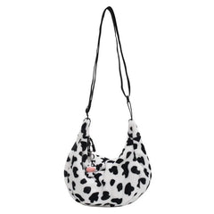 Women Cotton Shoulder Bag Casual Vintage Purse Bucket Pouch for Girls