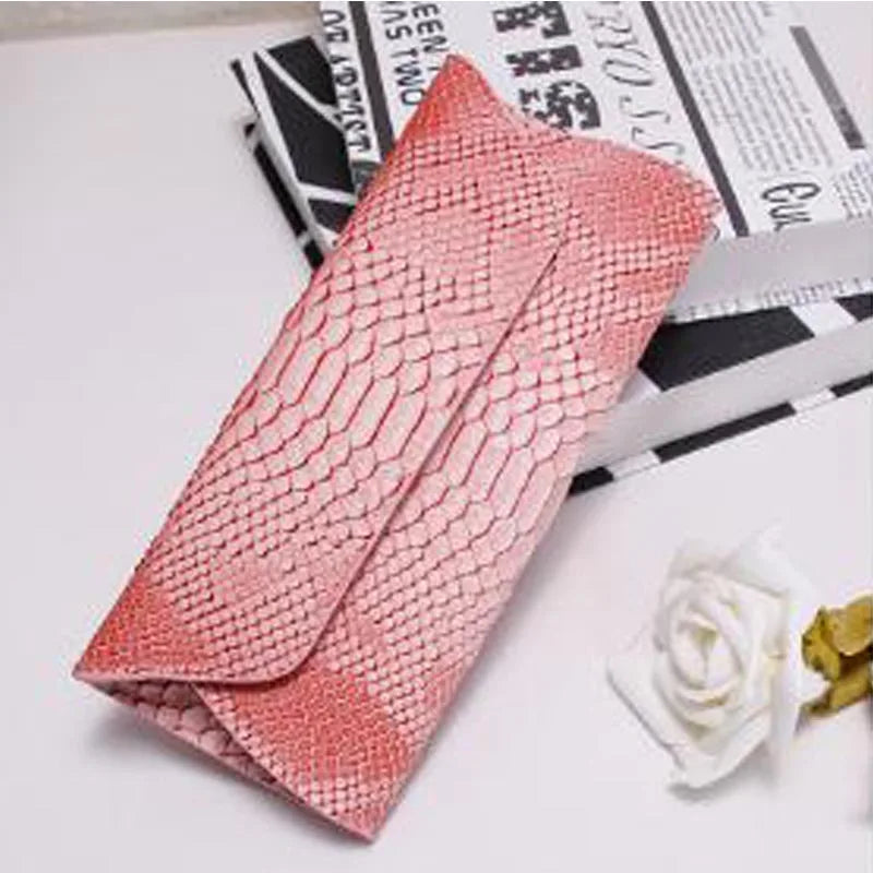Women Long Wallet Messenger PU Leather Purses Holder