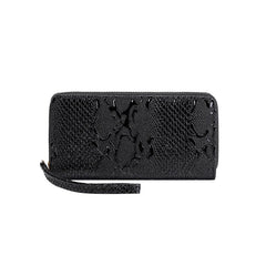 Women Long Wallet Wrist Strap Large Capacity Wallet Clutch
