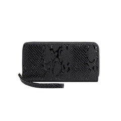 Women Long Wallet Wrist Strap Large Capacity Wallet Clutch