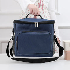 Women Lunch Bag Bento Box Thermal Insulated Cooler Bags Picnic School