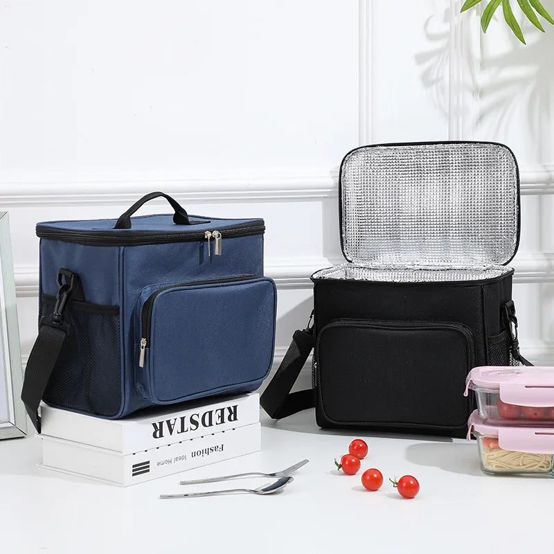 Women Lunch Bag Bento Box Thermal Insulated Cooler Bags Picnic School