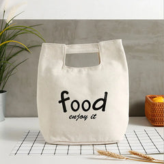 Women Lunch Bags Insulated Heat Thermal Picnic Bento Box Boys Thermo Pouch