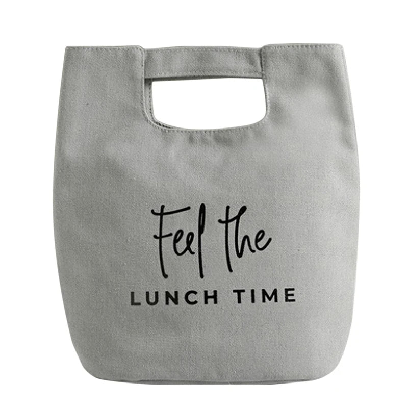 Women Lunch Bags Insulated Heat Thermal Picnic Bento Box Boys Thermo Pouch