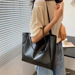 Women Casual Tote Shoulder Handbag Lady Leather Shopping Bag
